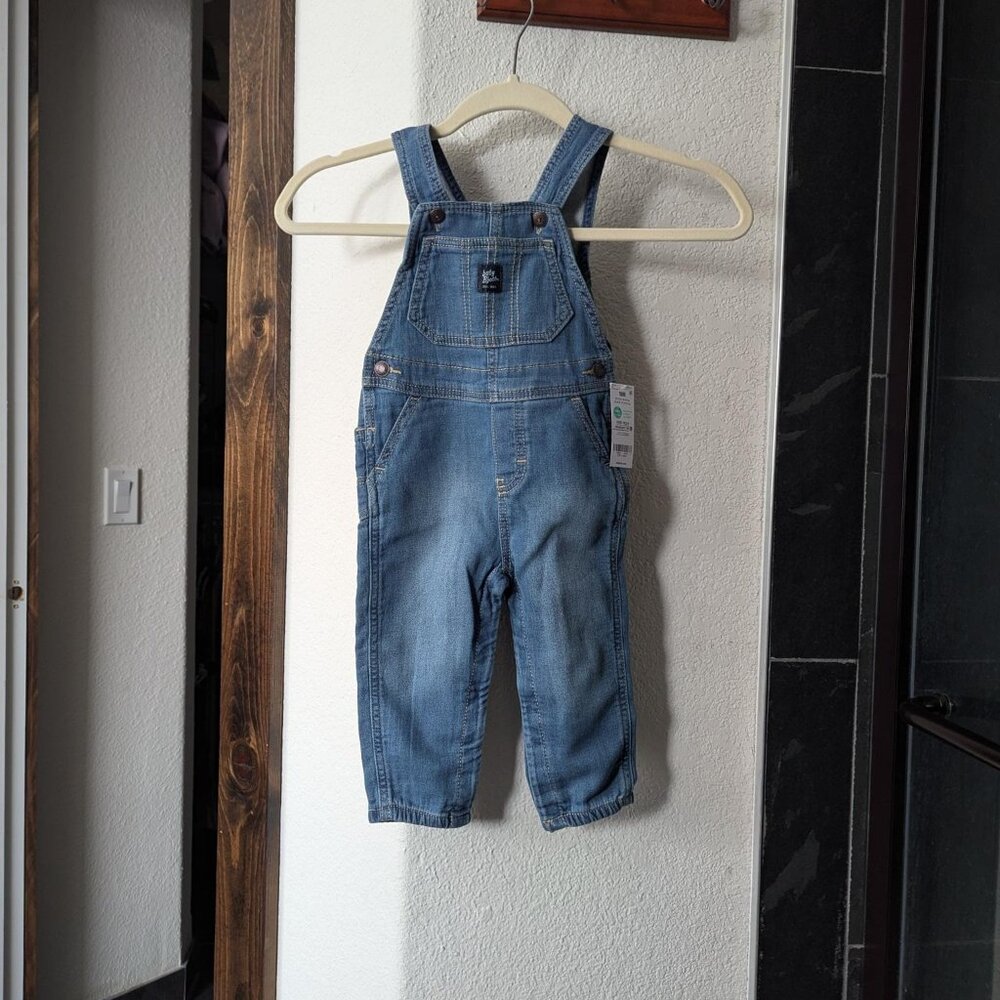 NWT Baby B'gosh Overalls Denim 18M